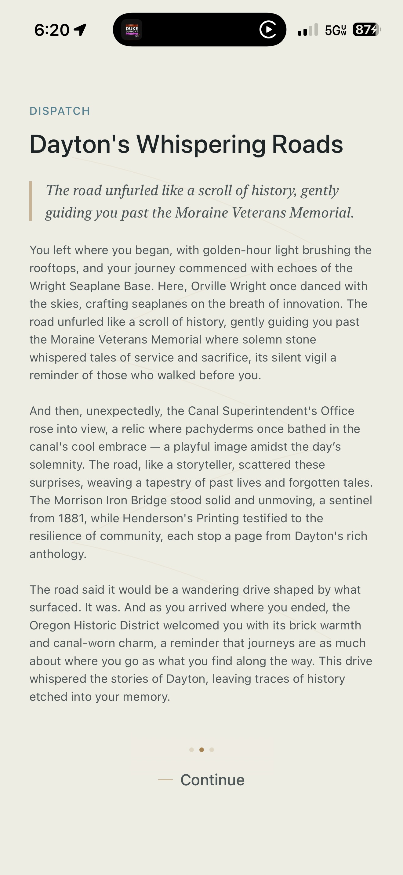 VELA journey dispatch